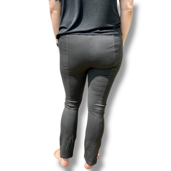 Vince Gray Seamed Stretch Pants Minimalist Corpcore - Picture 4 of 7